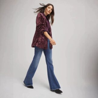 Amazon Cross-border Spring And Autumn European And American Women's Velvet Slim-fit Long-sleeve Blazer