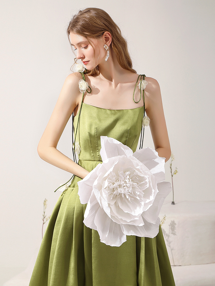 Women's Suspender Dress Niche Design Tie Waist - Image 6